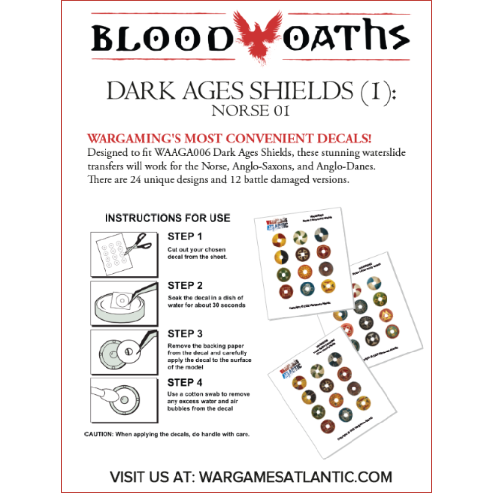 Wargames Atlantic Dark Age Shield Transfers