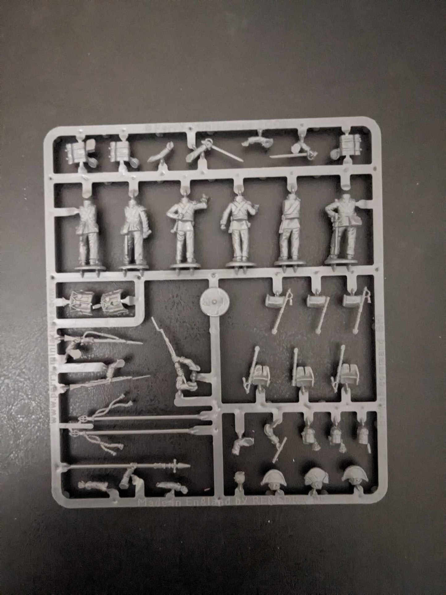 Perry Napoleonic British infantry 1805 command frame