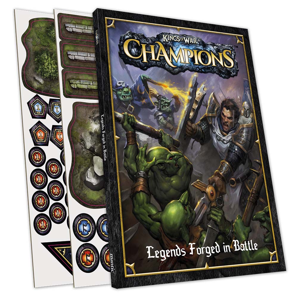 Mantic Games Champions rulebook and tokens pack (preorder)