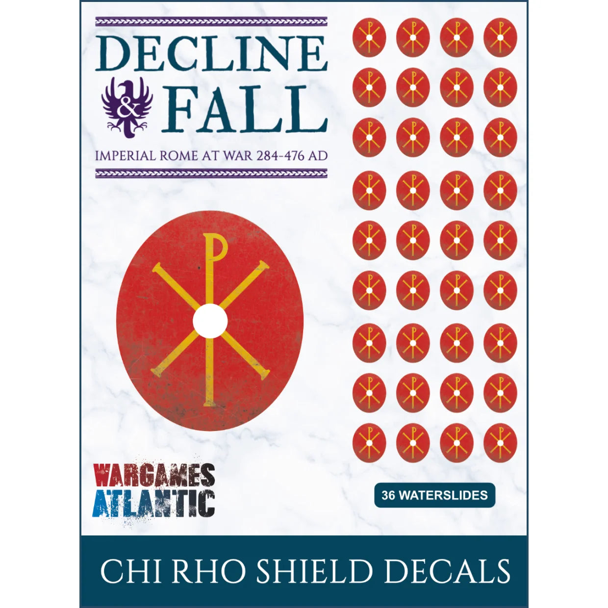 Shield Decals: Chi Rho