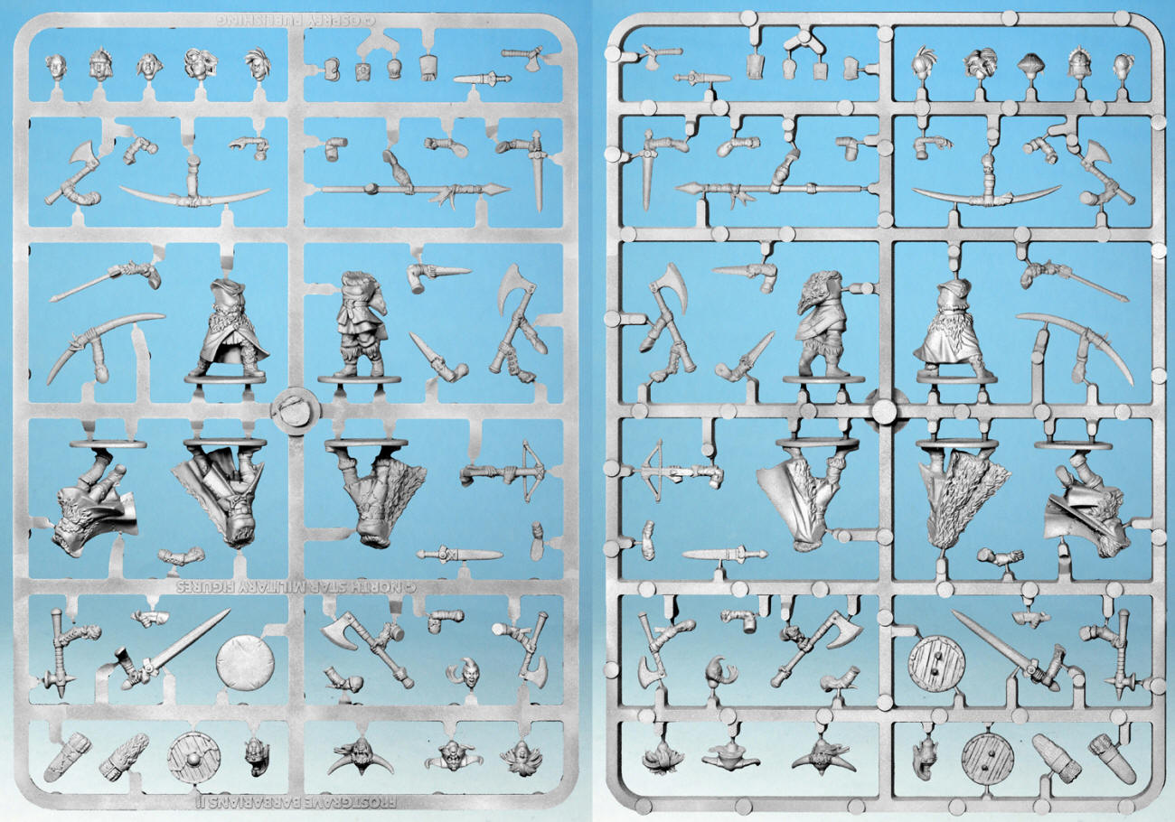 Frostgrave Barbarians ii single sprue (special order)