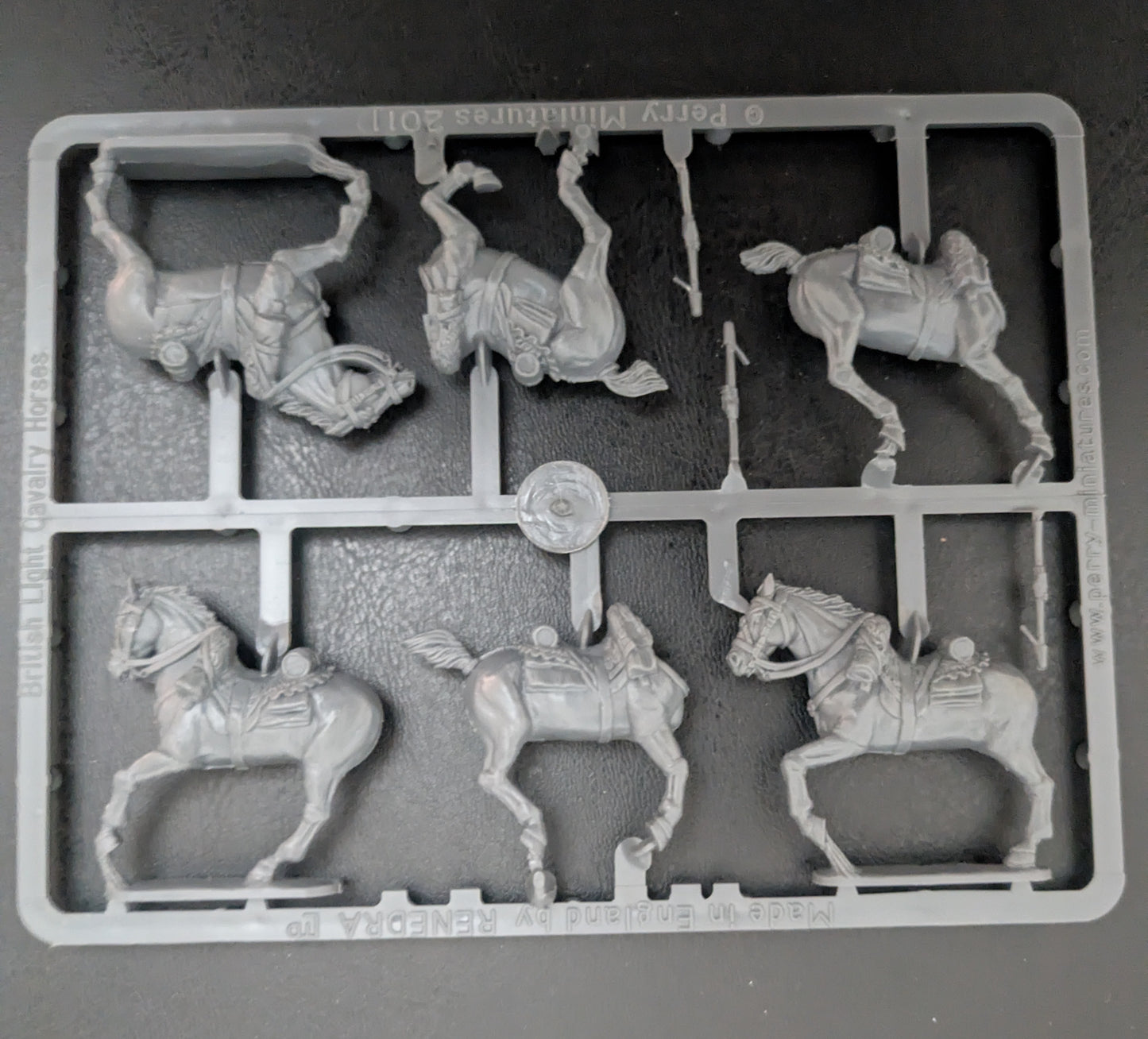 Perry Miniatures British light Dragoon horses Frame