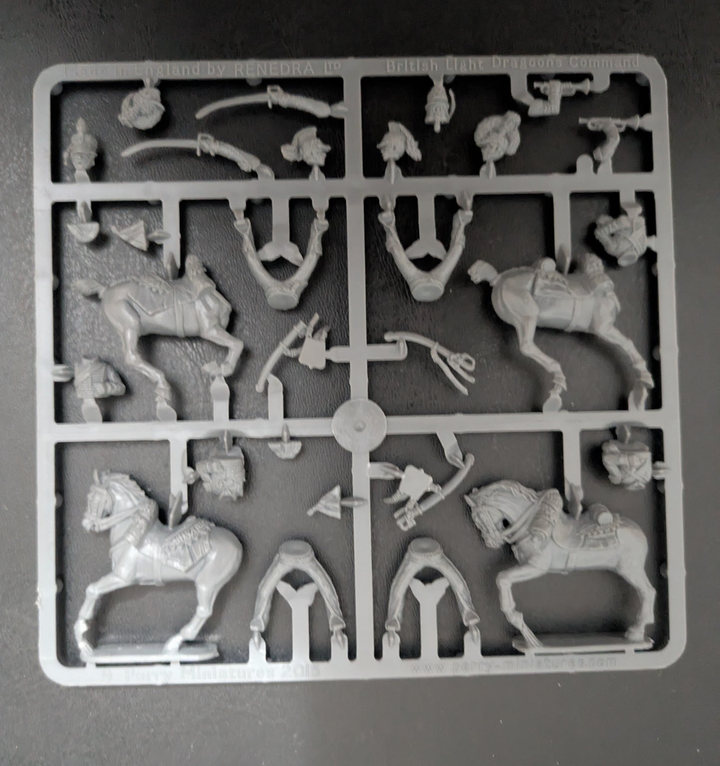 Perry Miniatures British light Dragoon Command Frame