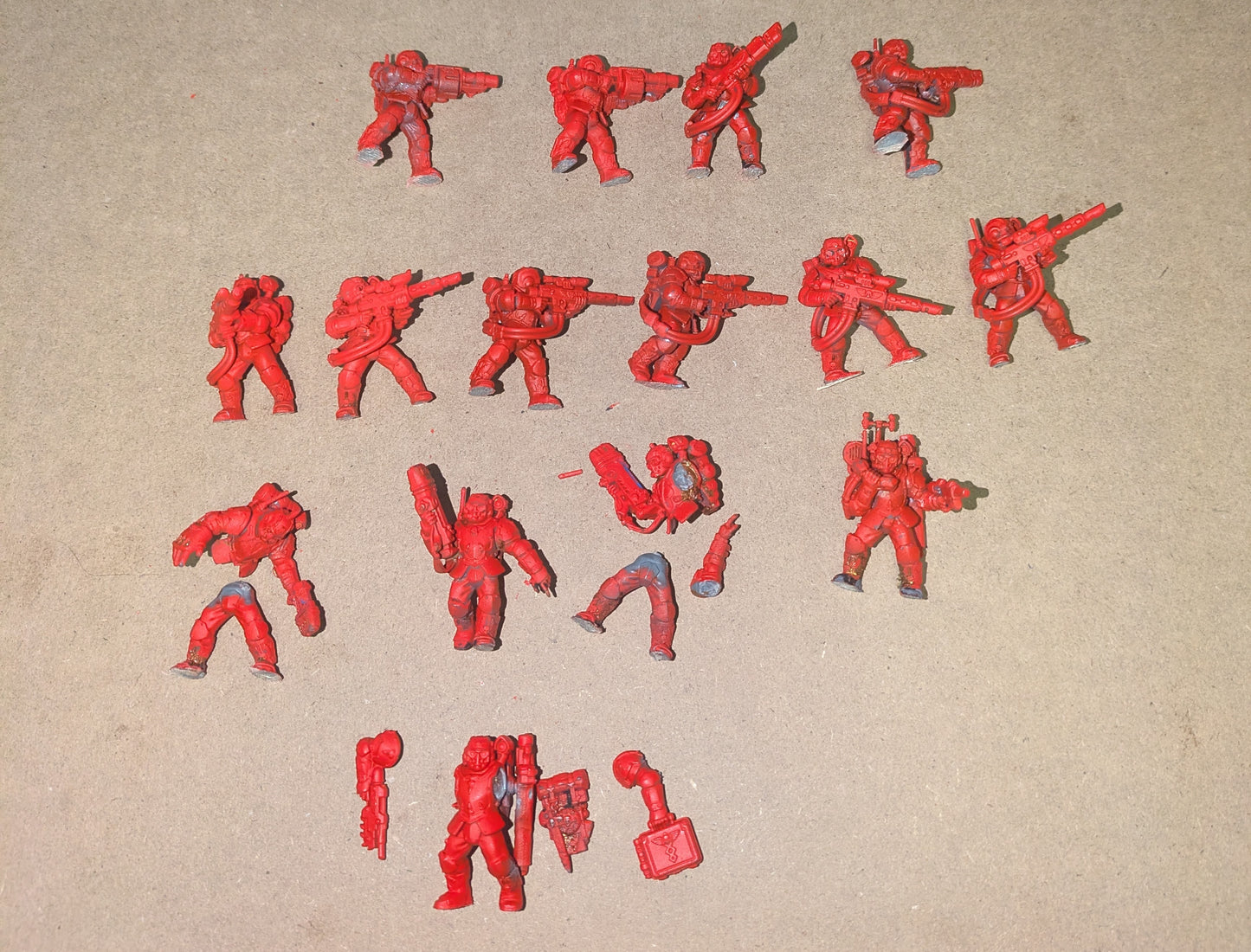 Preowned Games workshop Astra Militarum Tempestus Scions lot