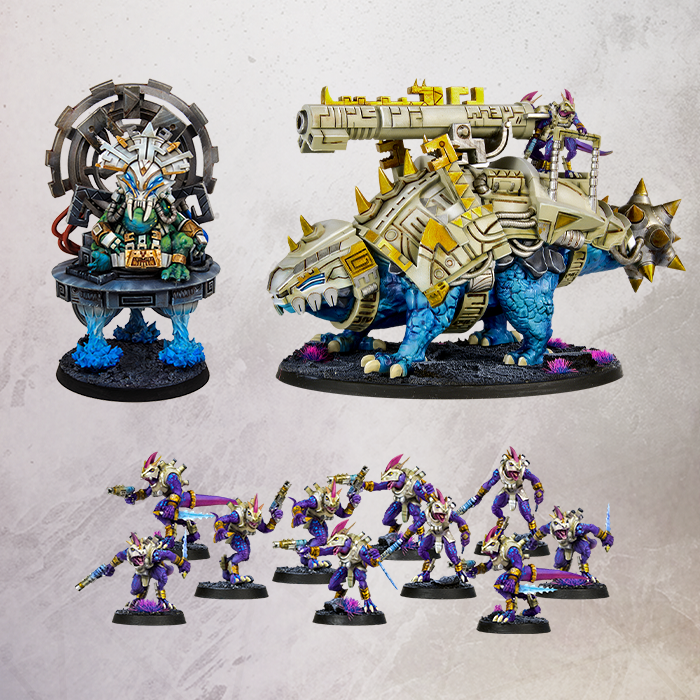 One Page Rules Saurian Starhost Vanguard Expansion Set