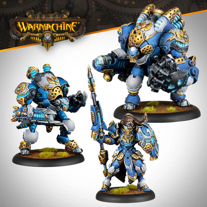 Steamforged Games Warmachine: Cygnar Gravediggers Battlegroup Box – Set Di Miniature Per Gioco Da Tavolo - 3