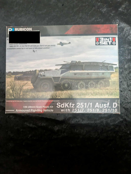 Rubicon SdKfz 251D 3-in-1 Set 1 CLEARANCE