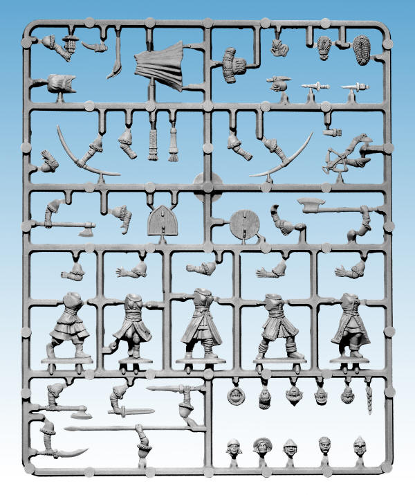 Frostgrave Soldiers II (Women) single sprue (Limited Stock)
