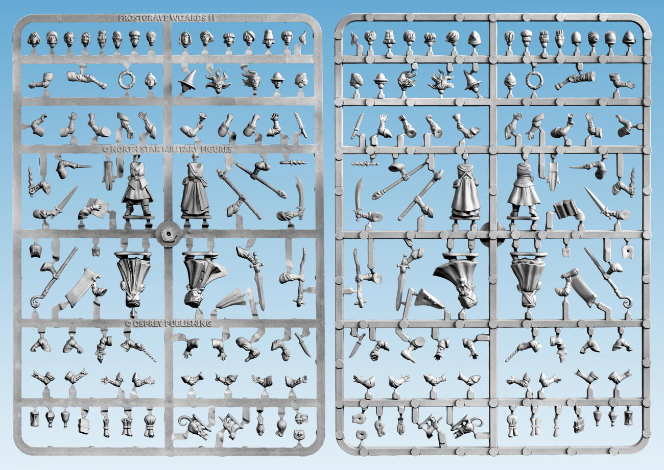 Frostgrave Wizards II single sprue (Limited stock)