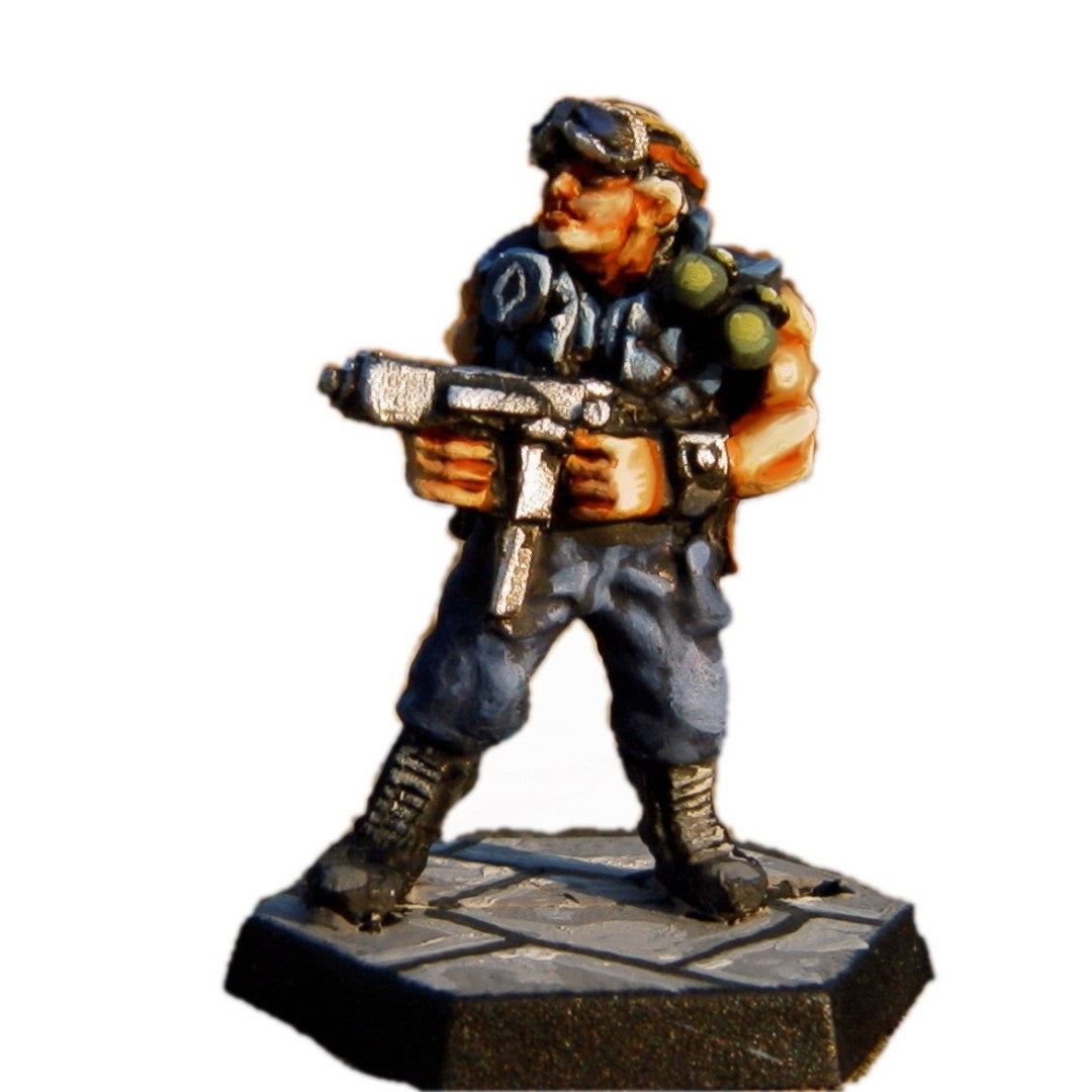 Figurine SWAT Sniper Counter Terrorist / Modern Horror / Rebel Metal - Miniature Non Peinte - Occasion Neuf