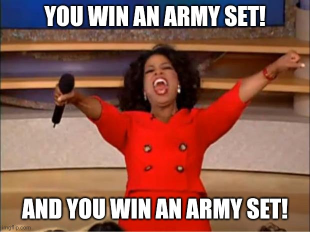 Win a free army set!