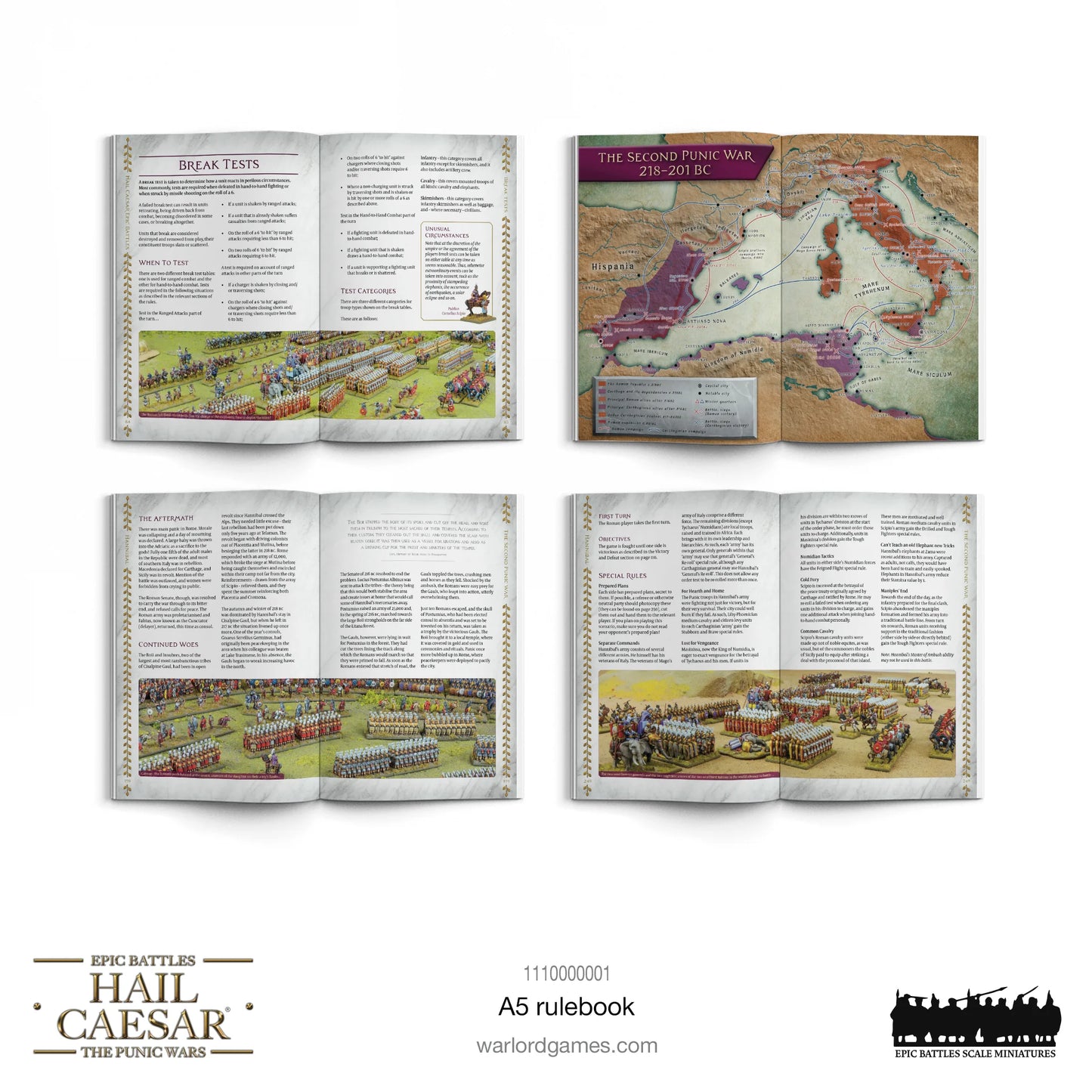 Hail Caesar Epic Battles: The Punic Wars Rulebook (special order item)