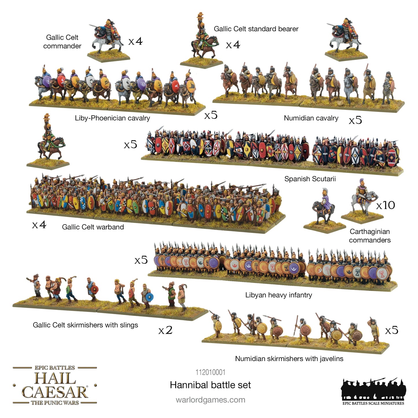 Hail Caesar Epic Battles: Hannibal Battle-Set (special order item)