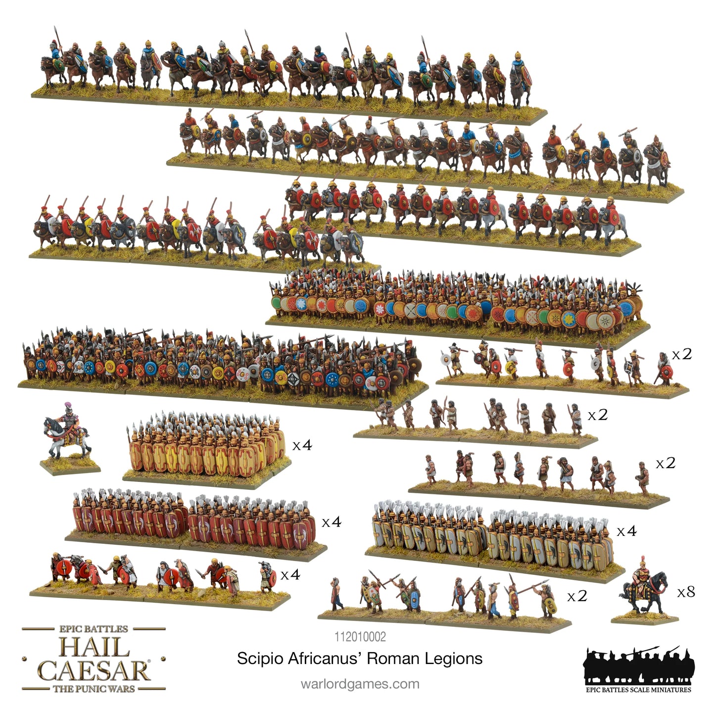 Hail Caesar Epic Battles: Scipio Africanus’ Roman Legions (special order item)