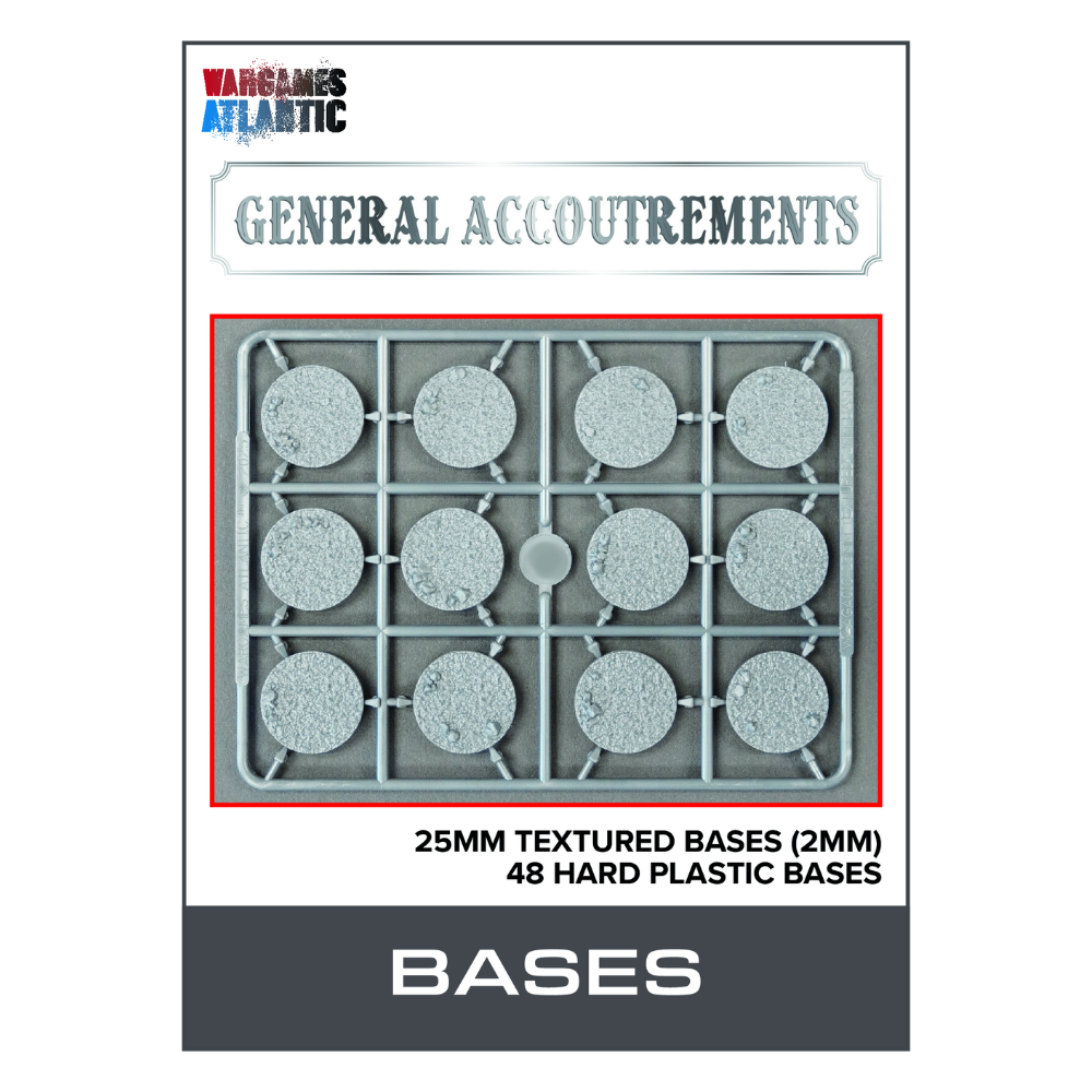 25mm texture bases (2mm Flats)