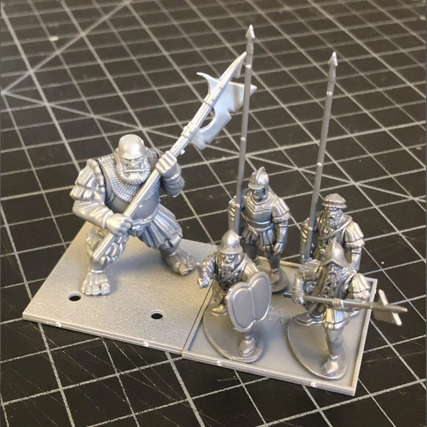 General Accoutrements 40mm square bases sprue