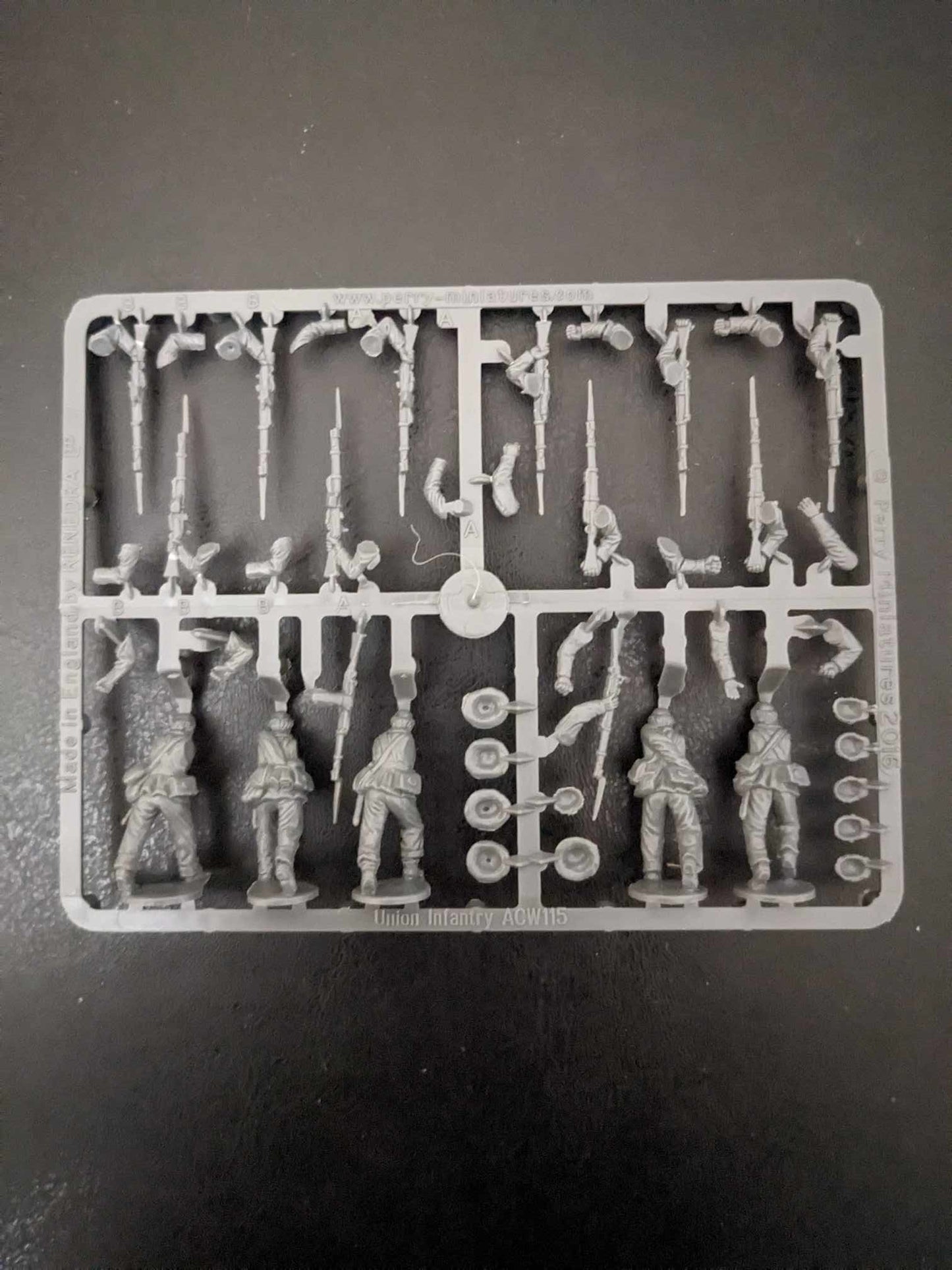 Perry American Civil War Union Infantry Troop Sprue