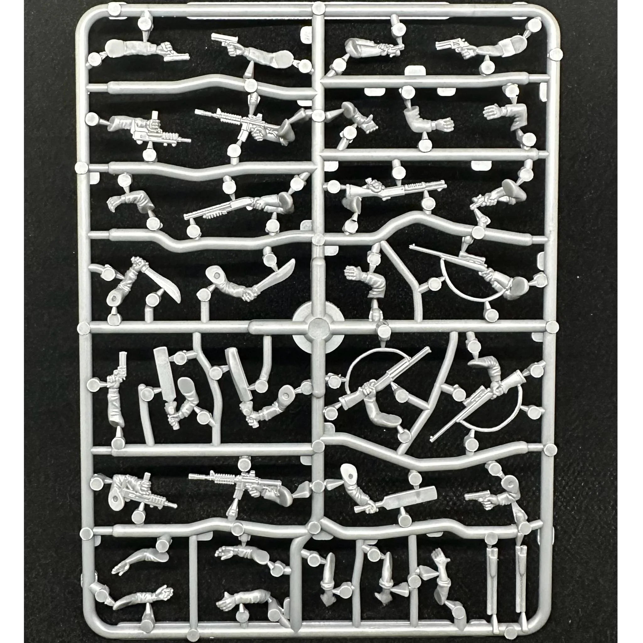 Civilians and Survivors (1) Men Weapons individual frame – McDougall ...
