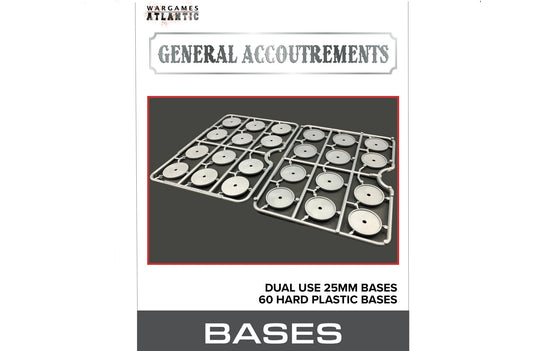 General Accoutrements 25mm dual-use bases boxed set