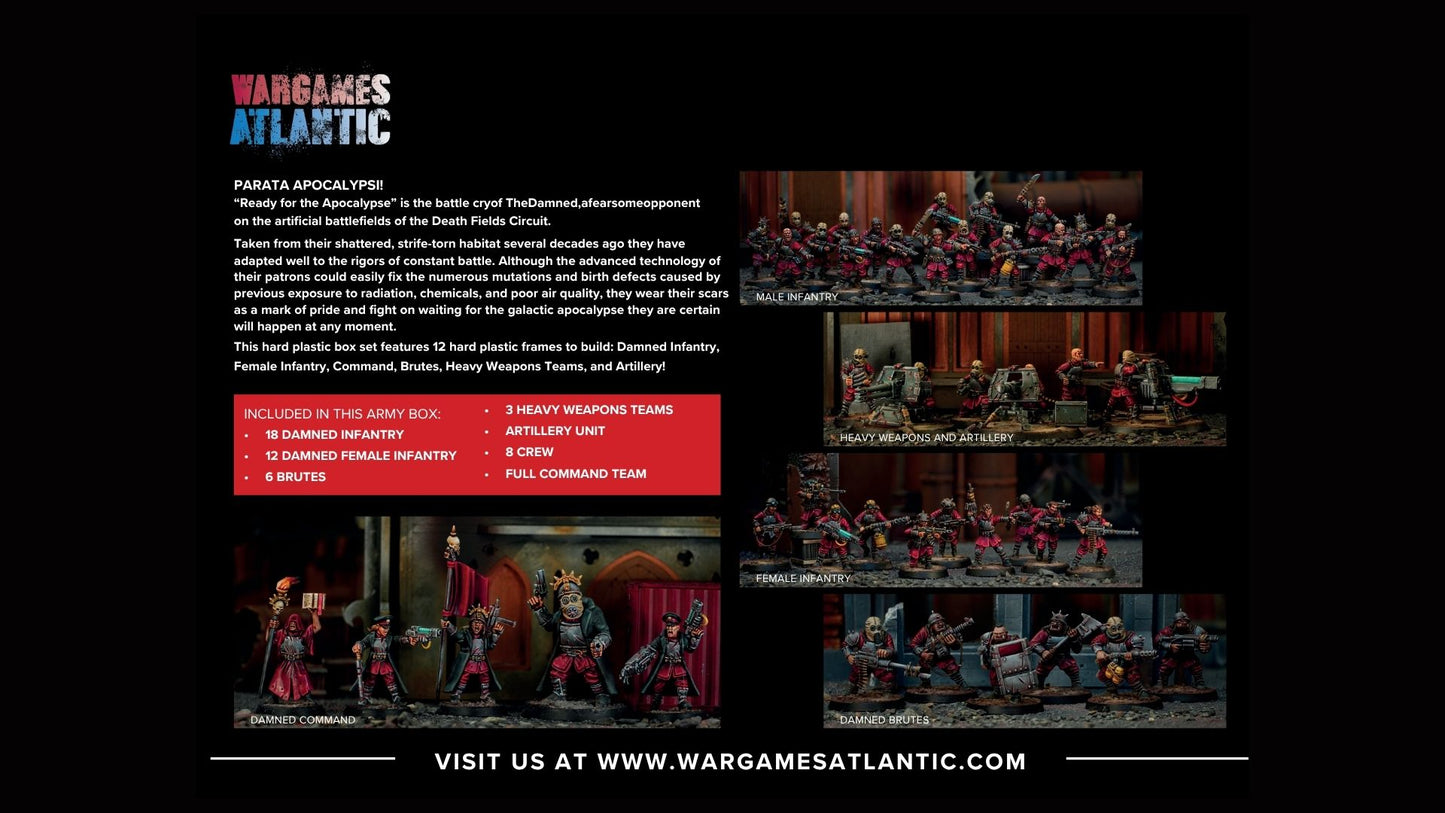 Wargames Atlantic The Damned Army box