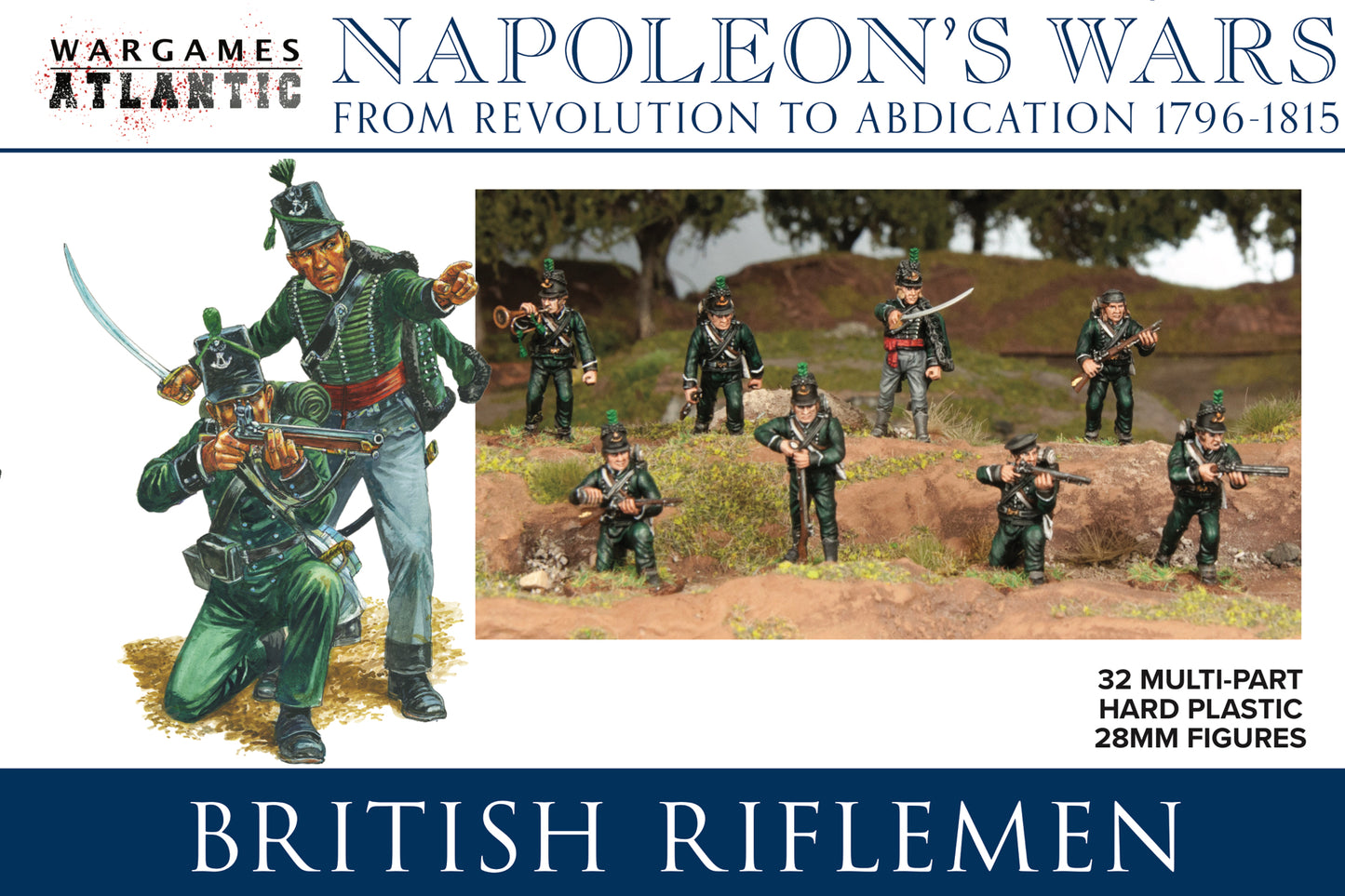 Napoleons Wars British Riflemen boxed set