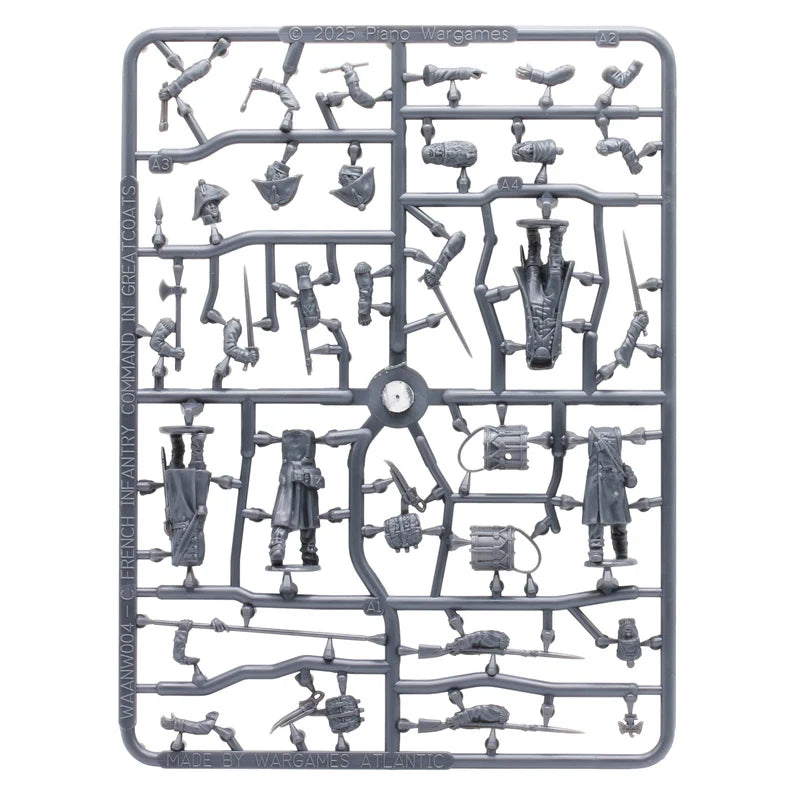 Piano Wargames French infantry in greatcoats 1804-1814 PREORDER