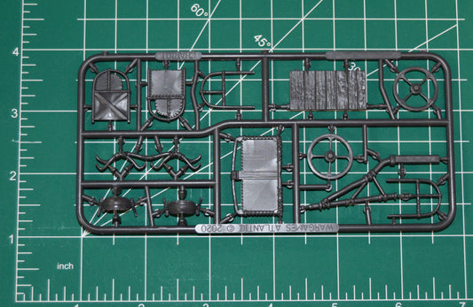 Wargames Atlantic Skeleton chariots - Chariot sprue