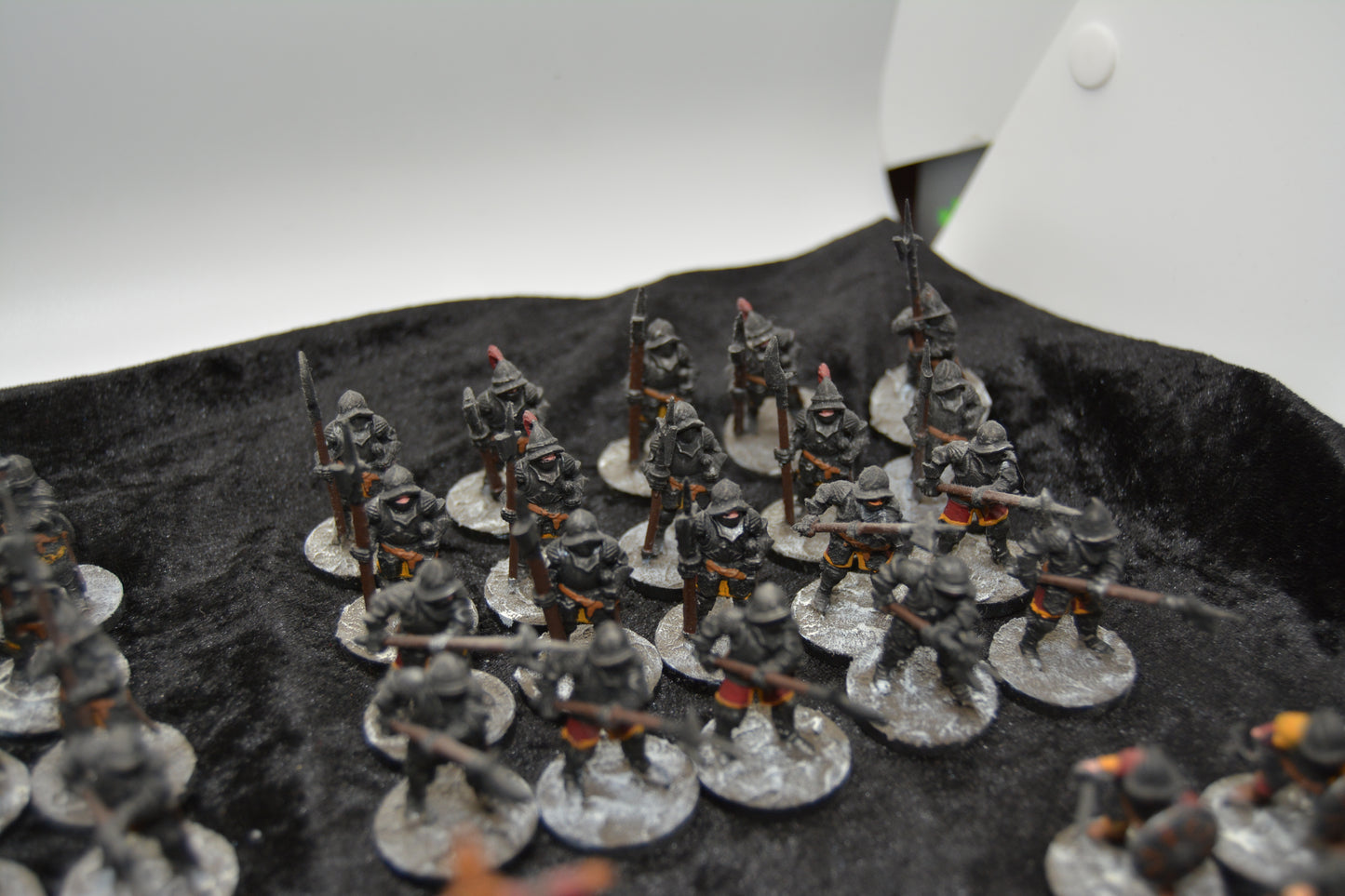 Clearance 28mm 14-15th century Spanish infantry lot, tabletop standard completed