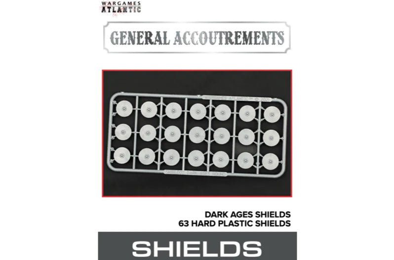 Wargames Atlantic General Accoutrements Dark Ages shields boxed set