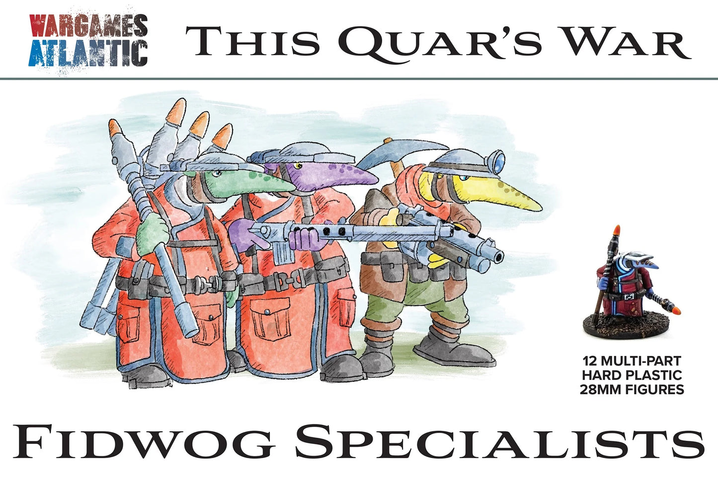 Wargames Atlantic Quar Fidwog Specialists PREORDER