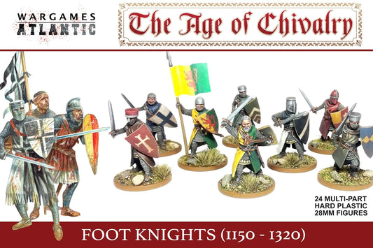 Age of Chivalry Foot Knights Wargames Atlantic Boxed set PREORDER