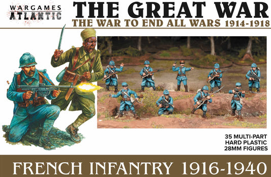 Wargames Atlantic Great War French Infantry boxed set