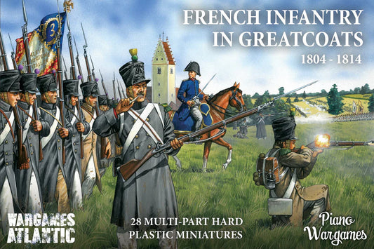 Piano Wargames French infantry in greatcoats 1804-1814 PREORDER