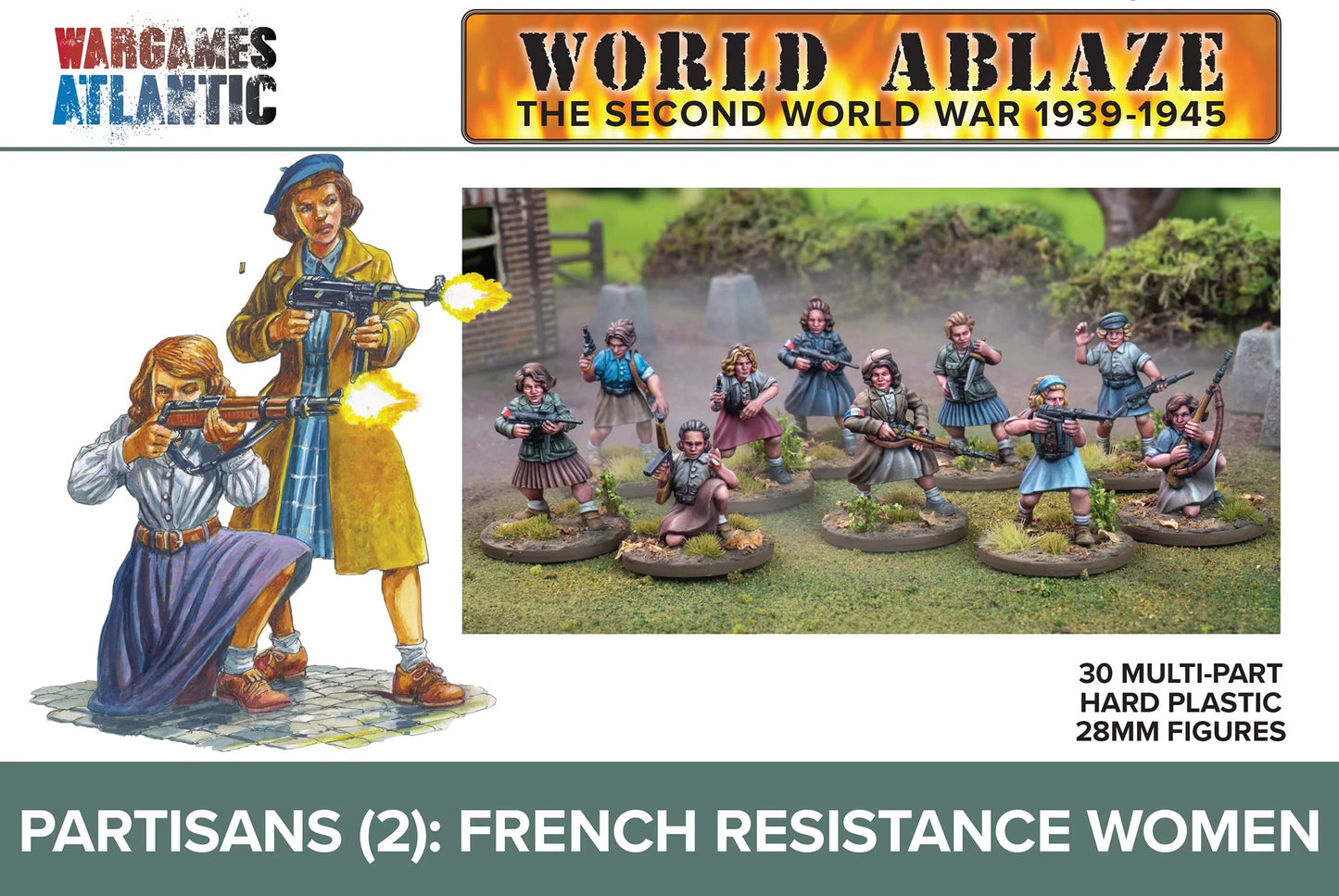 World Ablaze French Female Partisans boxed set