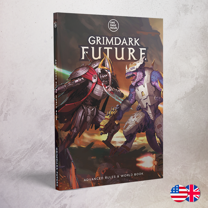 One Page Rules GrimDark Future Advanced Rules and World Book v3.5