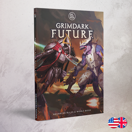 One Page Rules GrimDark Future Advanced Rules and World Book v3.5