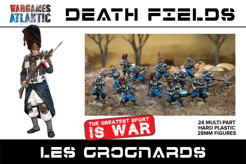 Les Grognards Cavalleria - Plastica 28mm Statuette Kit (x9 Les Grognards Cavalleria - Plastica 28mm Statuette Kit (x9