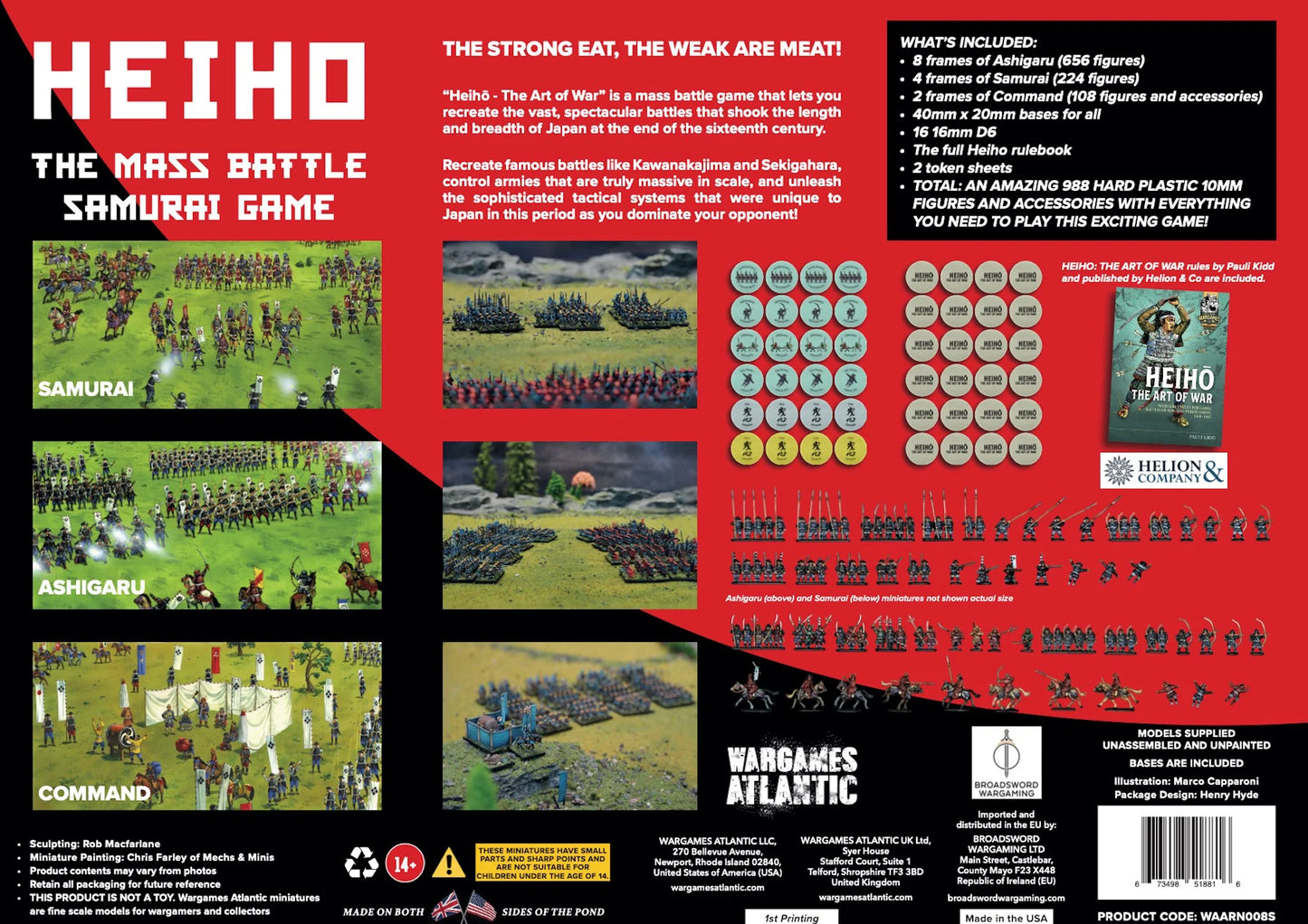 Heiho Boxed Game - Wargames Atlantic