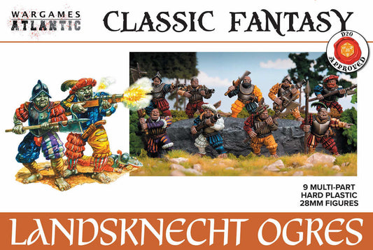 Wargames Atlantic landsknecht ogre boxed set