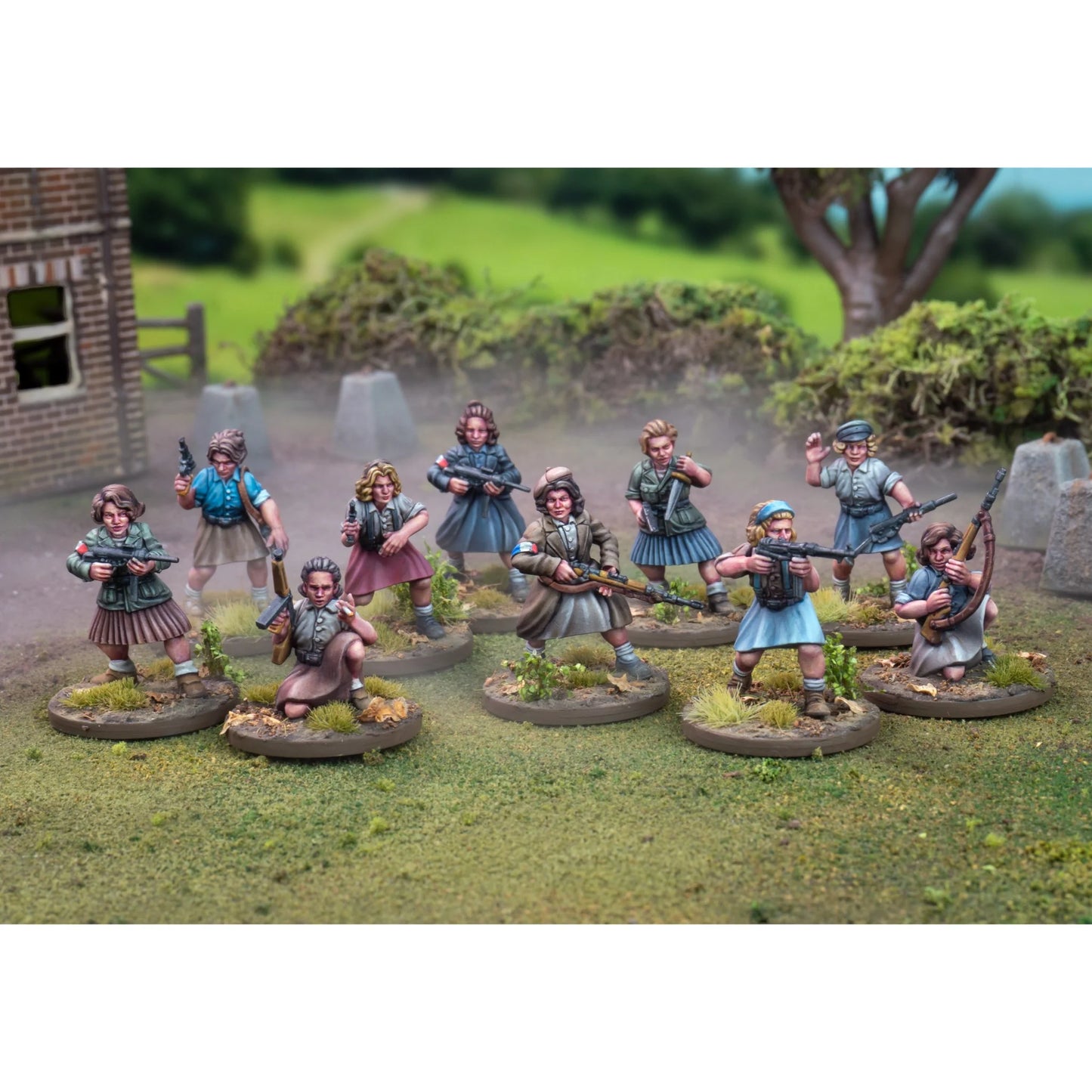 World Ablaze French Female Partisans sprue