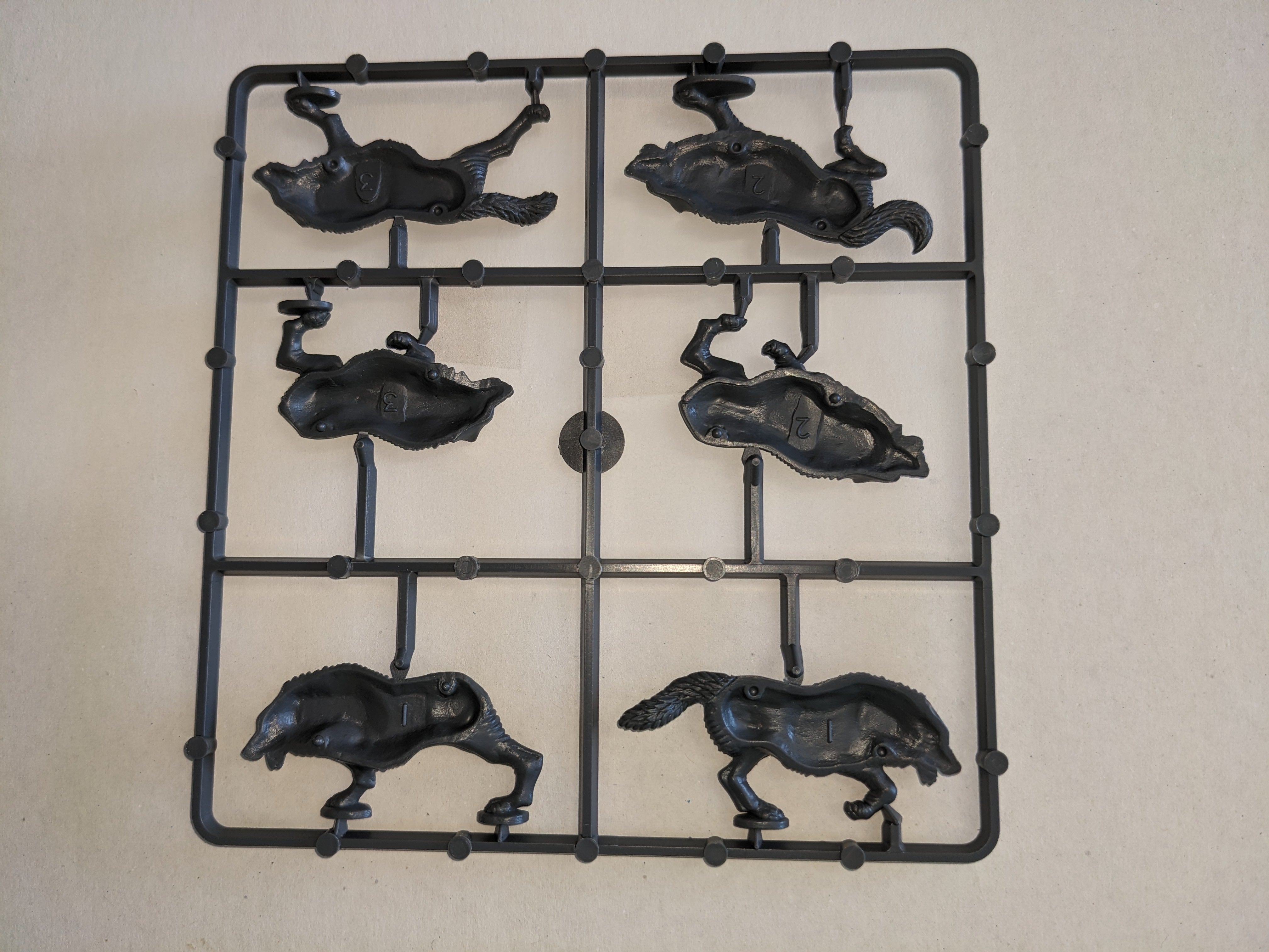 Oathmark Goblin Wolf rider Wolves Frame – McDougall Designs