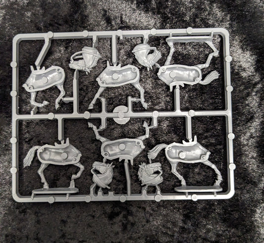 Perry Agincourt mounted knights horse frame