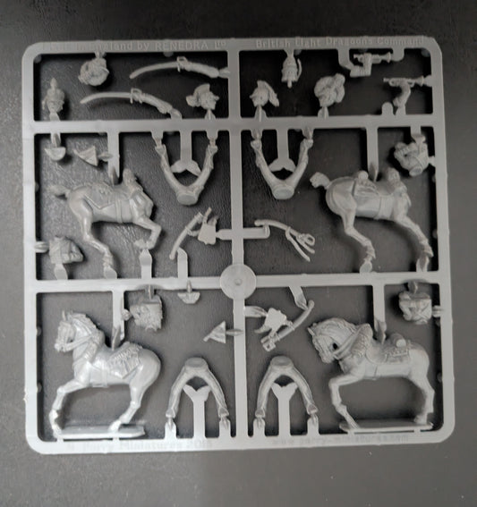 Perry Miniatures British light Dragoon Command Frame