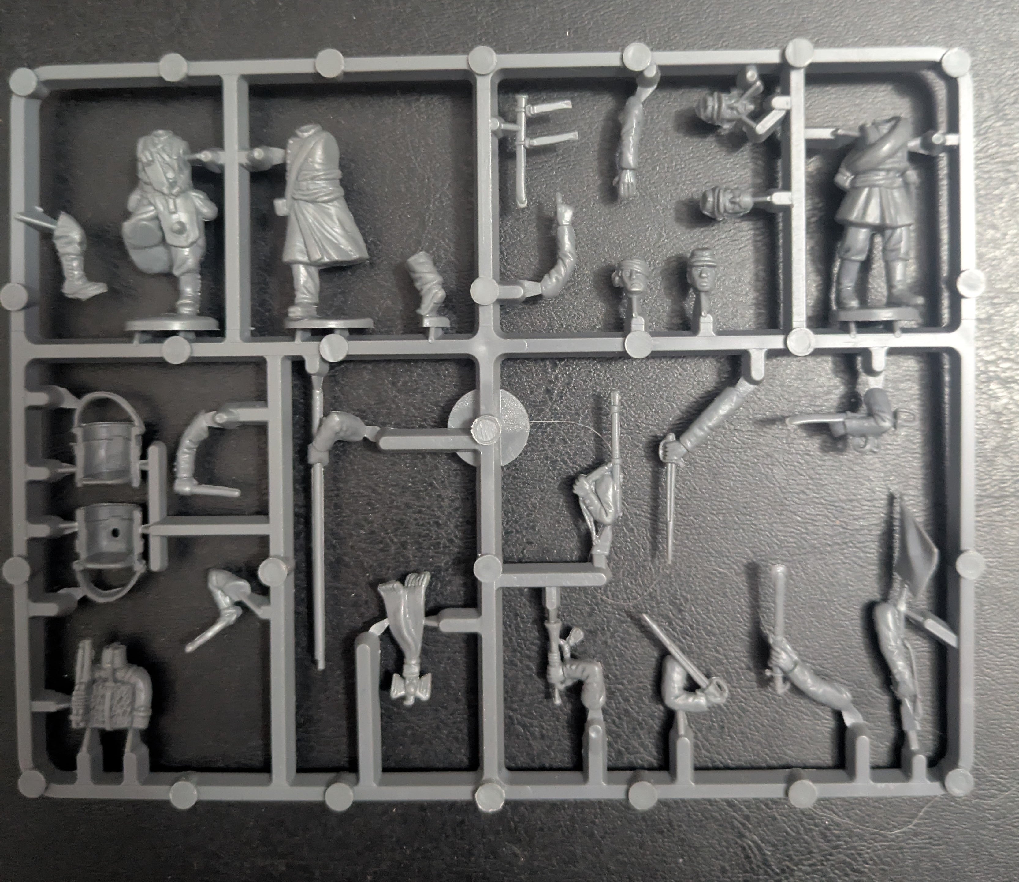 Perry Miniatures FPW French Infantry command Frame – McDougall Designs