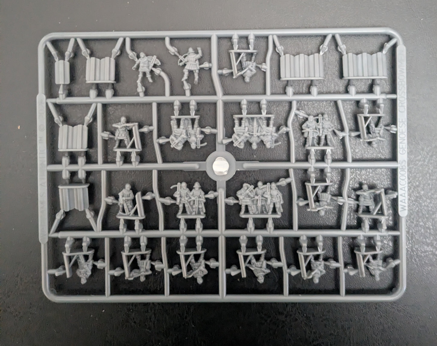 Grand Battle Scale Genoese Crossbowmen individual frame