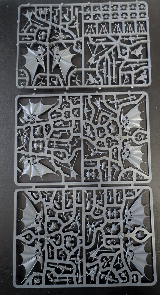 Adeptus Mechanicus Pteraxii Sterylizors new on frame