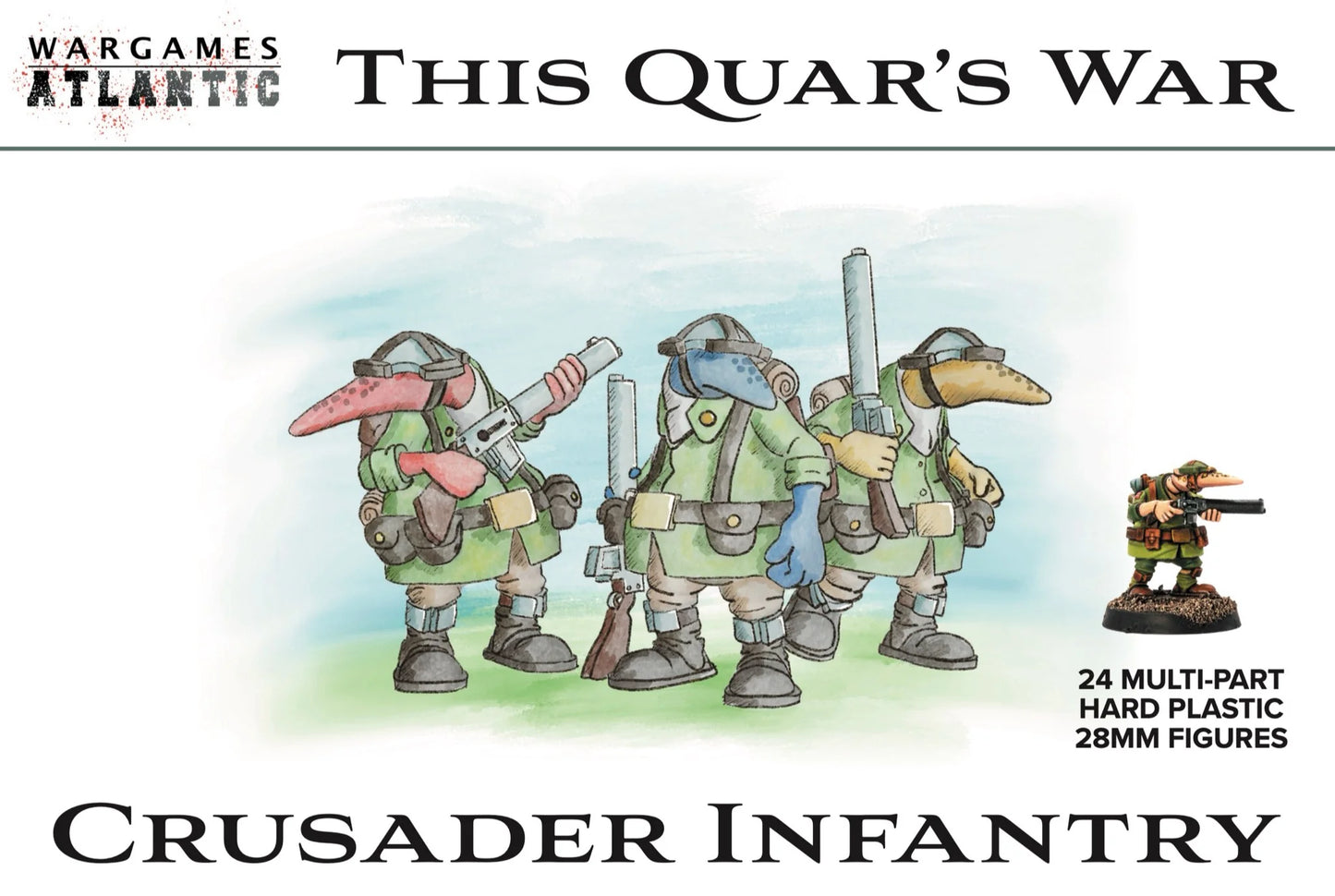 Quar Crusader infantry Wargames Atlantic Boxed set