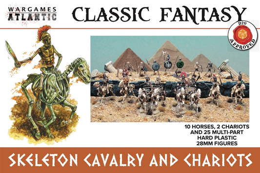 Wargames Atlantic Skeleton chariots and cavalry boxed set