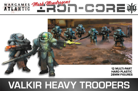 Wargames Atlantic Iron Core Valkir heavy troopers (PREORDER)