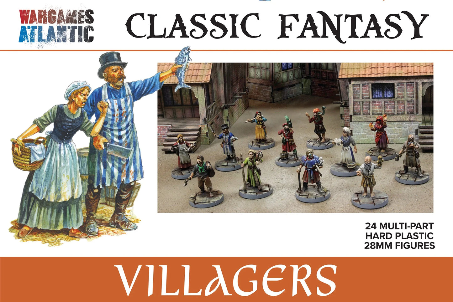 Wargames Atlantic Classic Fantasy Villagers PREORDER